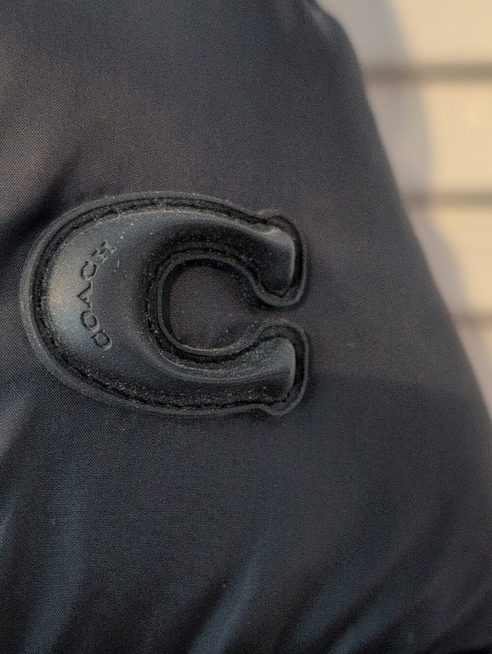 Coach Long Slim Puffer Black Coat NWT Size S - Picture 5 of 12